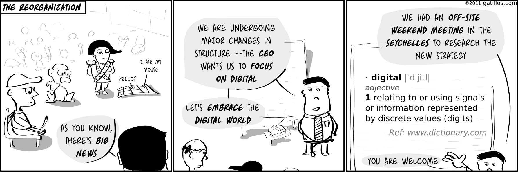 Paul the innovator (9): The reorganization