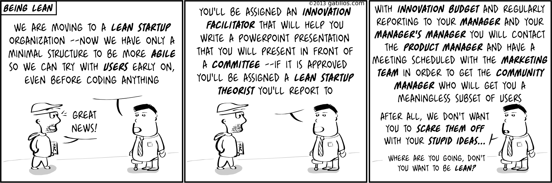 Paul the innovator (55): Being lean