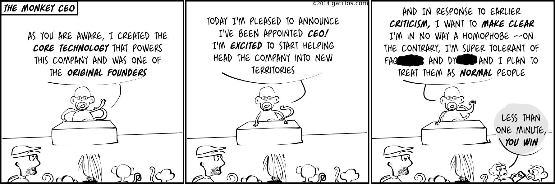 Paul the innovator (74): The monkey CEO